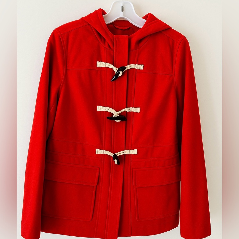 Old Navy Red Peacoat ❤️❤️
